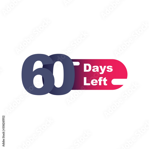 60 Days left design