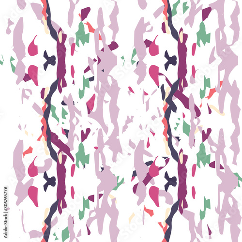 Batik, Hand Drawn. Paint Texture Seamless 