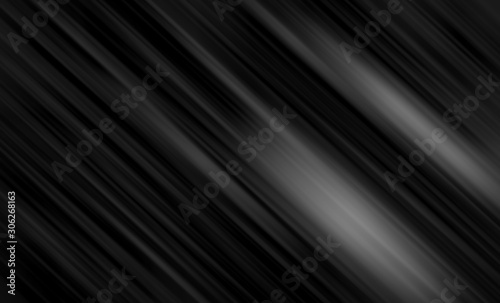 White gradient motion light on color black abstract background / empty room studio background.
