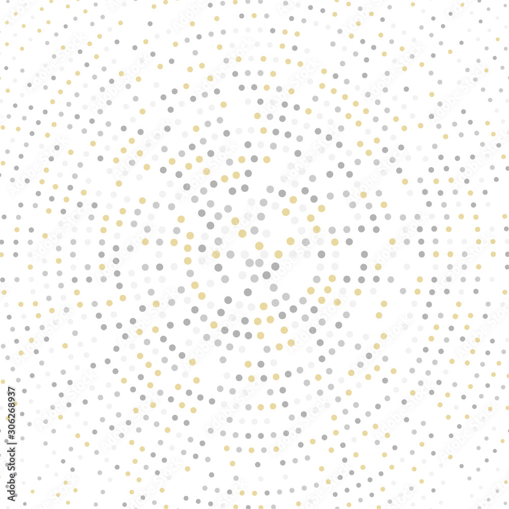 Abstract halftone pattern on white background