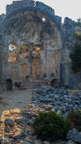 Ruins of the ancient city, ancient architecture