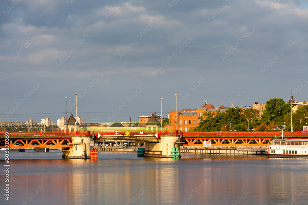 Bridge over the Odra River in Szcecin