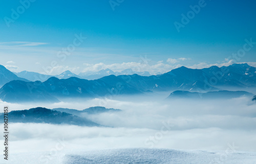 Landscape background, Mountains and winter © Sebastian Duda