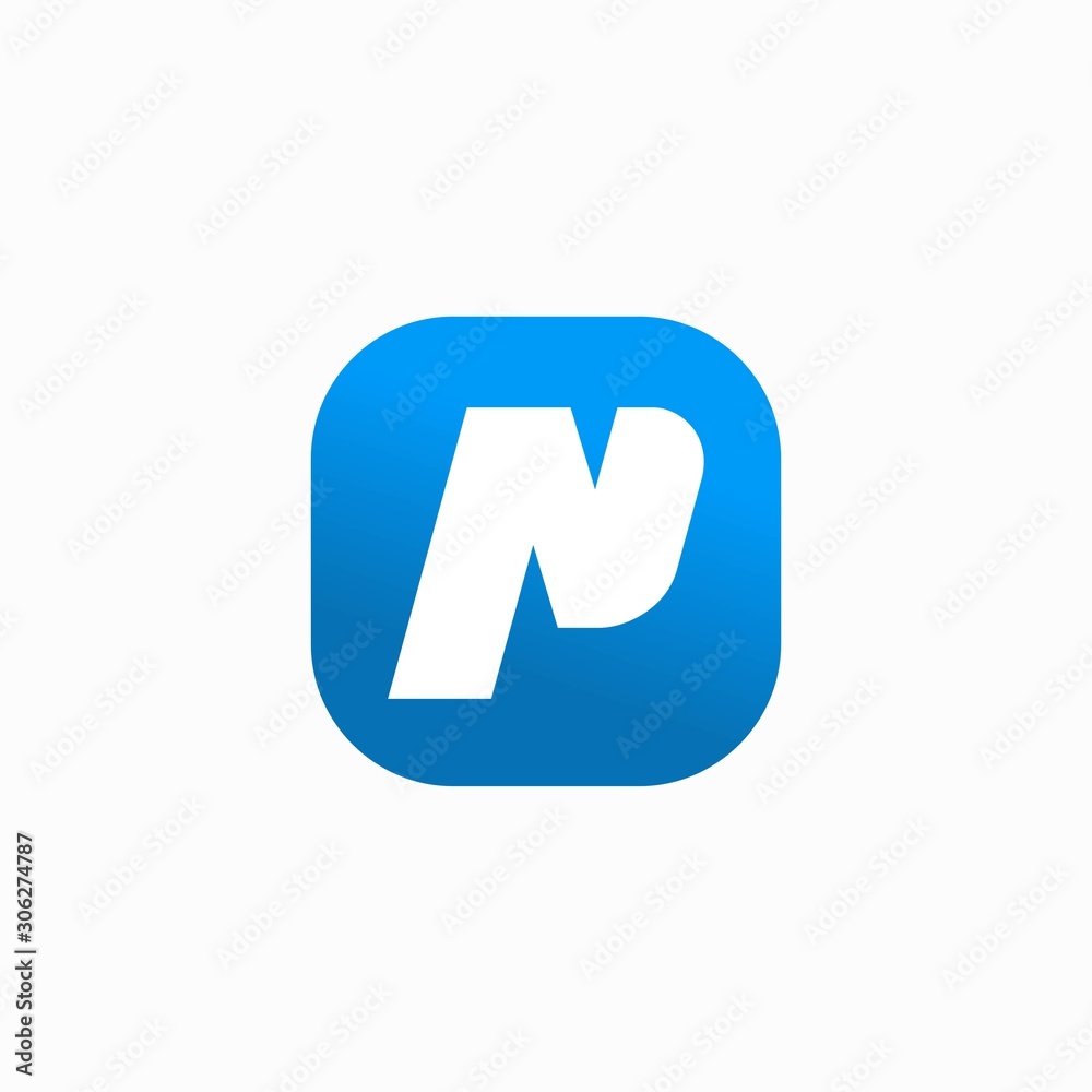 logo icon that formed letter P and letter N logo icon that formed letter P and letter N