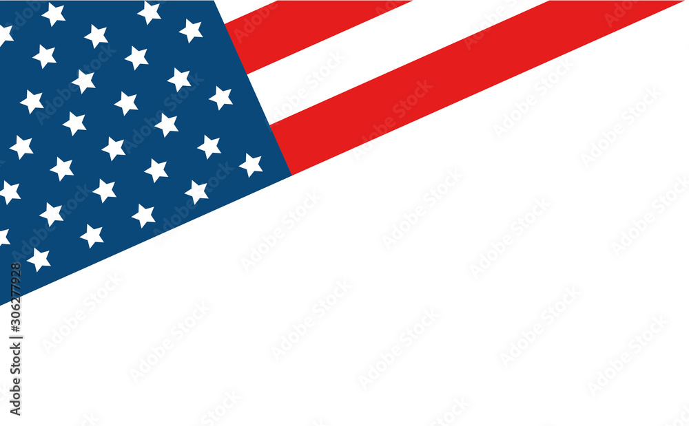 united states flag isolated icon vector illustration design