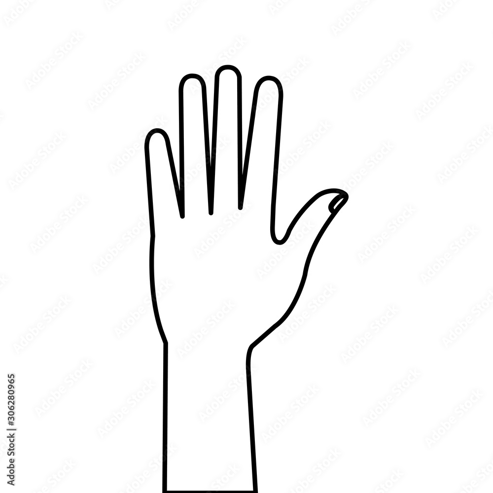 hand person human line style icon vector illustration design hand person human line style icon vector illustration design