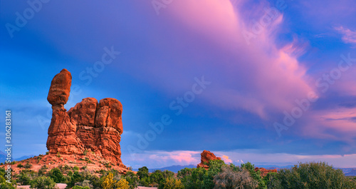 under the clouds