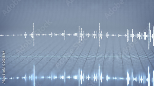 Audio music soundwave digit...
