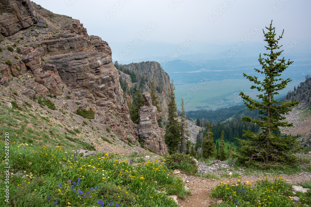 rocks in mountains Tetons rocks in mountains Tetons