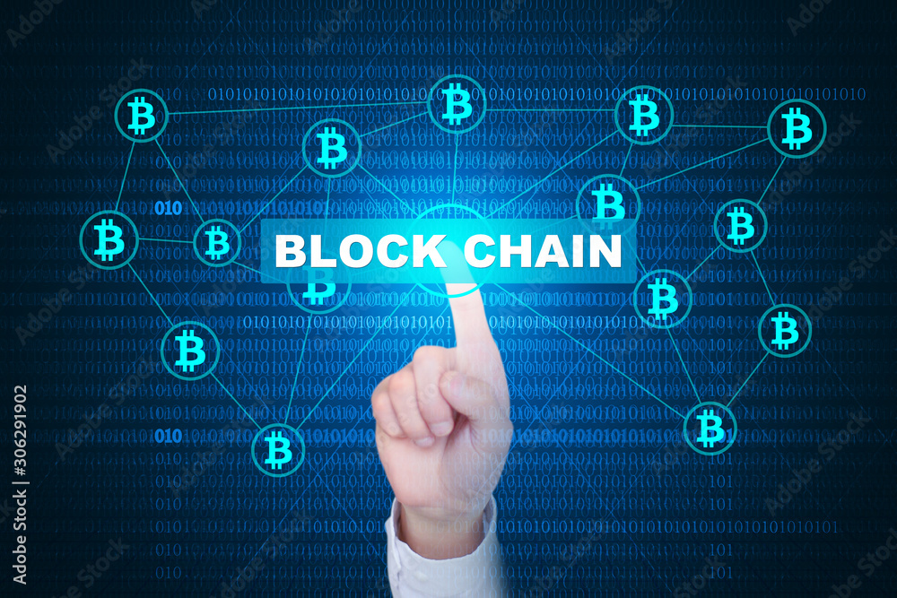 Block chain business Internet network concept creative diagram Block chain business Internet network concept creative diagram