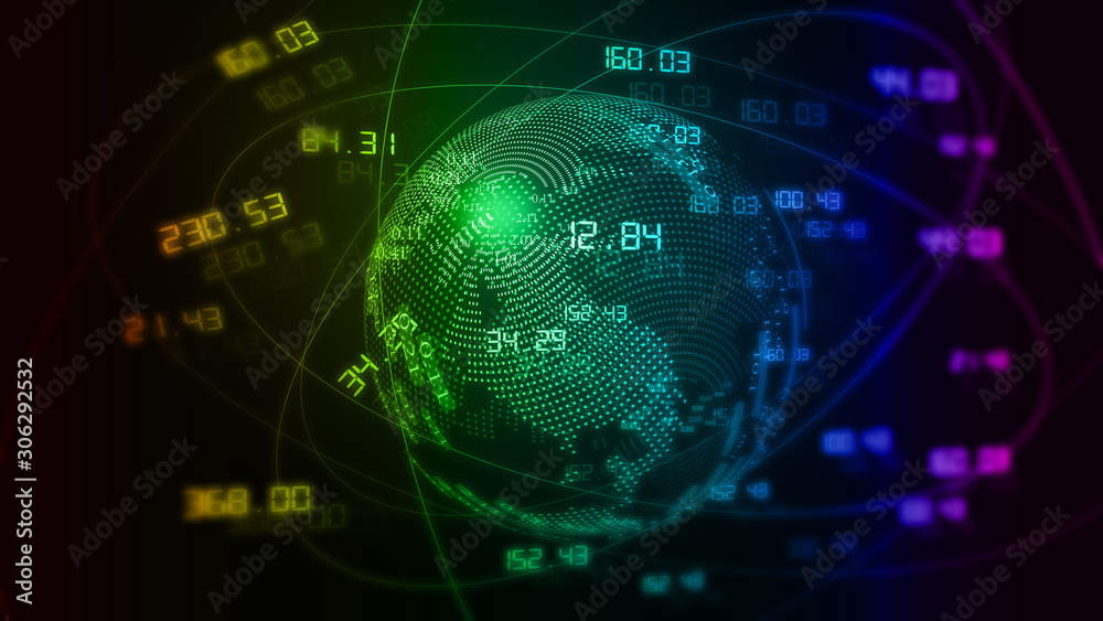 Financial stock market chart, technology, technology abstract background Financial stock market chart, technology, technology abstract background