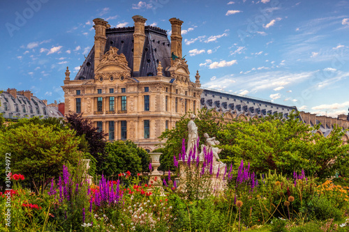 Wallpaper Mural Tuileries Garden at the Louvre in the Spring Torontodigital.ca