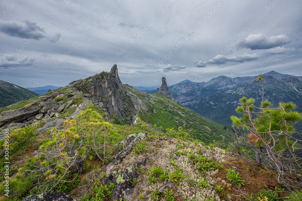 Fototapeta premium The Ergaki mountain range in the Western Sayan Mountains
