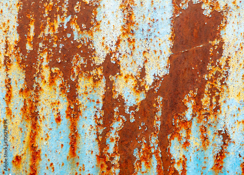 Rusty metal as an abstract background