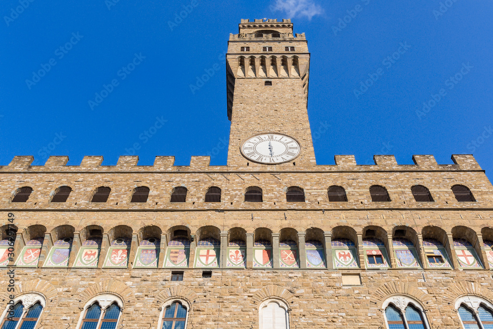 The Old Palace (Palazzo Vecchio or Palazzo della Signoria), Florence, Italy