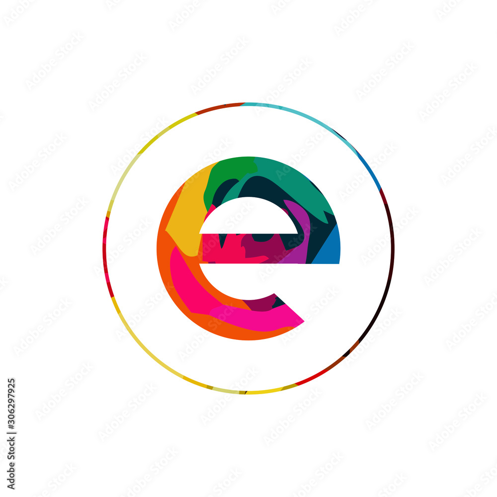 Letter E logo. Abstract graphic icon, logo design template, symbol for company. low poly style. Letter E logo. Abstract graphic icon, logo design template, symbol for company. low poly style.