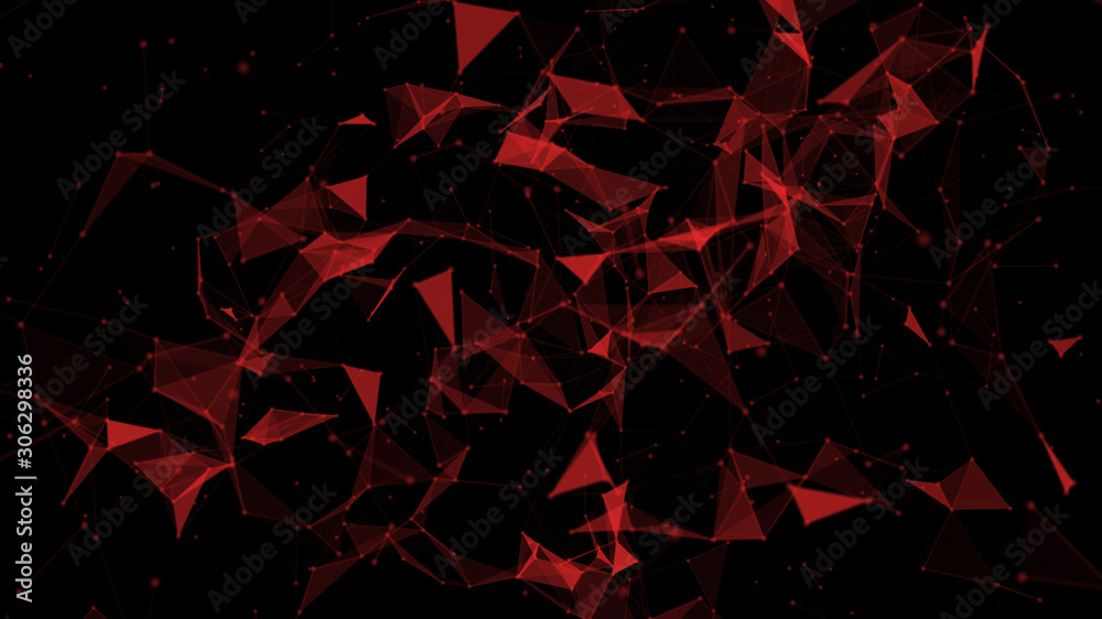 Abstract triangles space low poly. White background with connecting dots  and lines. Light connection structure. Polygonal vector background.  Futuristi Stock Vector Image & Art - Alamy