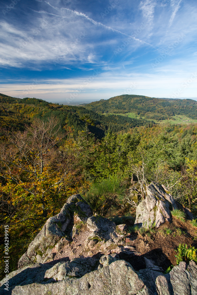 Herbst am Kreuzfelsen, Nordschwarzwald