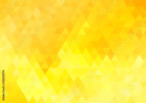 Yellow geometric abstract background