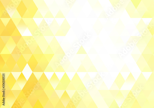 Yellow geometric abstract background