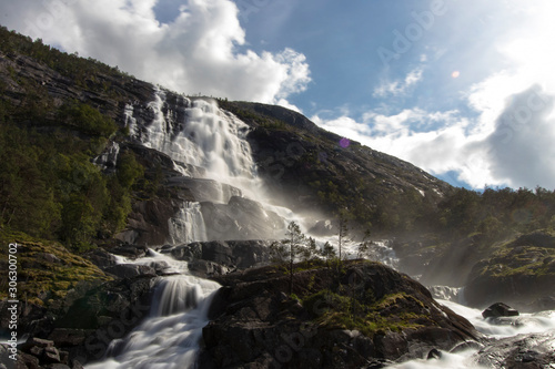 Langfossen, Wasserfall, Norwegen