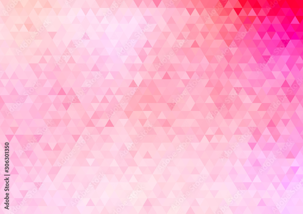 Red geometric abstract background