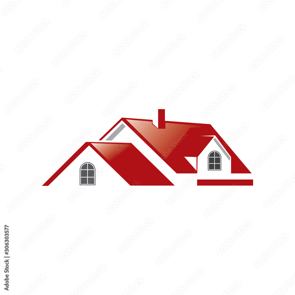 Rooftop Logo, Real Estate Logo, Residential Building Logo Rooftop Logo, Real Estate Logo, Residential Building Logo