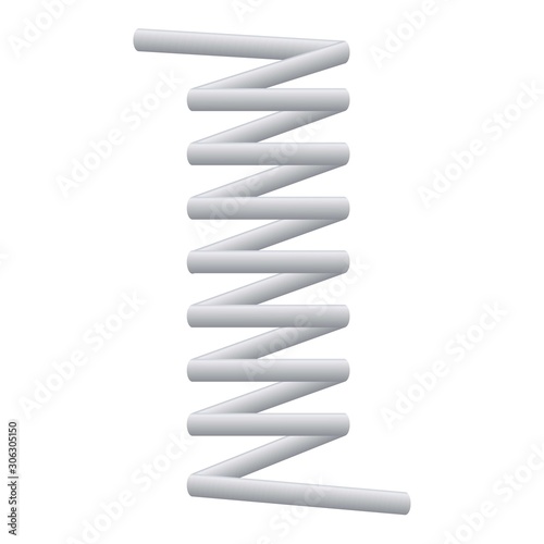 Car spring icon. Cartoon of car spring vector icon for web design isolated on white background