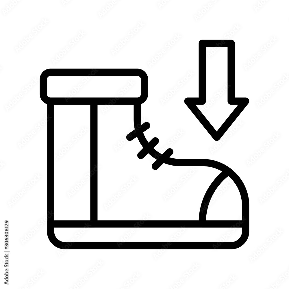 Sneakers vector, Black friday related line icon Sneakers vector, Black friday related line icon