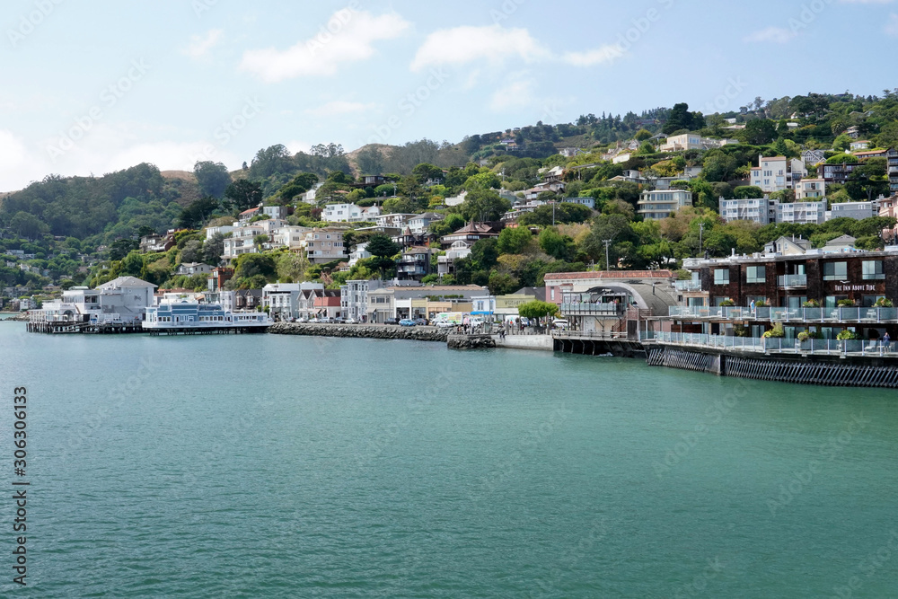 View of Sausalito from Ferry boat