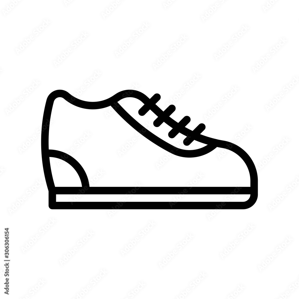 Sneakers vector, Black friday related line icon Sneakers vector, Black friday related line icon