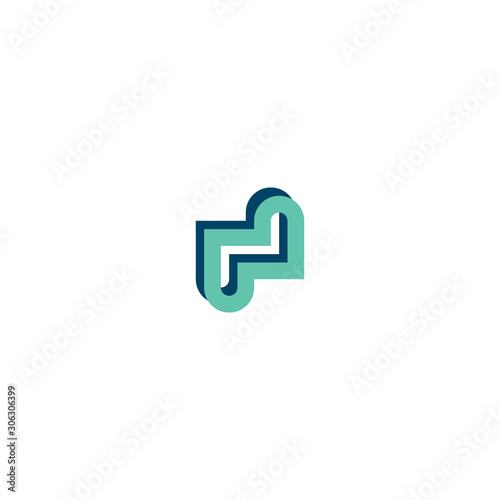 Free Download N Letter Logo Design, Simple Monogram Icon Initial N. - GFXLoad