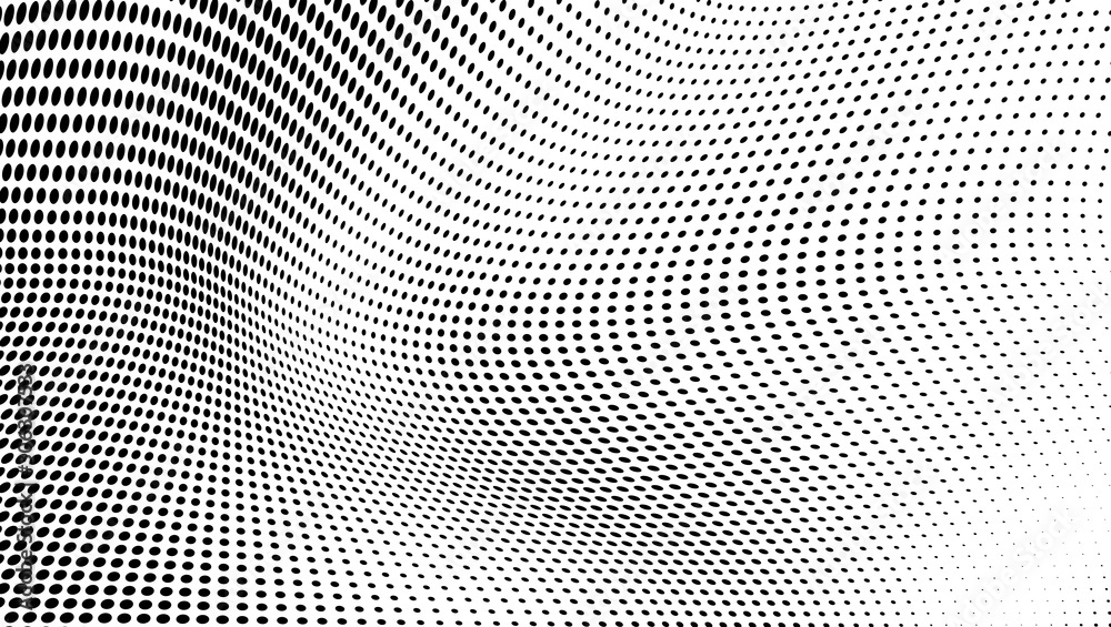Abstract halftone texture in the form of a wave. Monochrome art background of black dots on white. Vector chaotic pattern. Template for printing and design of business cards, labels, posters Abstract halftone texture in the form of a wave. Monochrome art background of black dots on white. Vector chaotic pattern. Template for printing and design of business cards, labels, posters