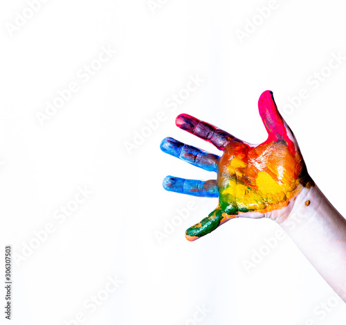 A place for a label. isolated object