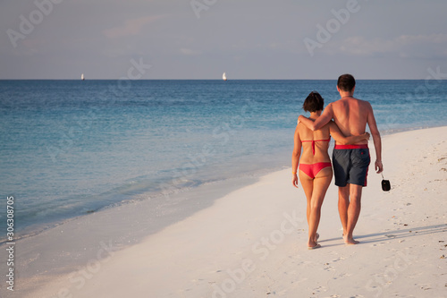 Принти на полотні beach shots at Kendwa beach in Zanzibar