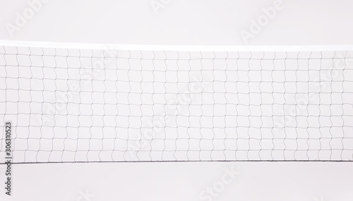 Isolated Volleyball Net on the white background photo