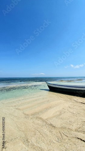 boat in the beach