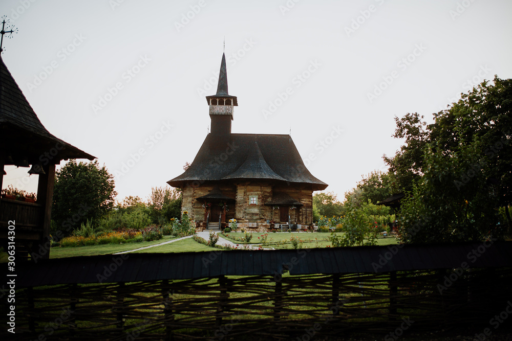 Republic of Moldova, exterior shot of a Christian Orthodox church