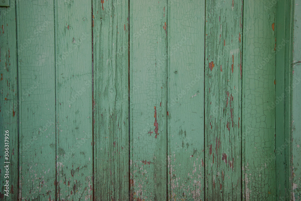 Interior Design - green wooden wall, old wooden board texture, grunge background Interior Design - green wooden wall, old wooden board texture, grunge background