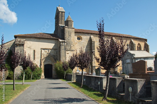 Church Saint-Martin in Saint Martin de Hinx in France,Europe
