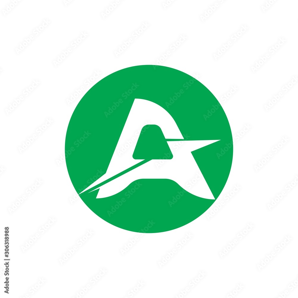 A letter logo vector template icon A letter logo vector template icon