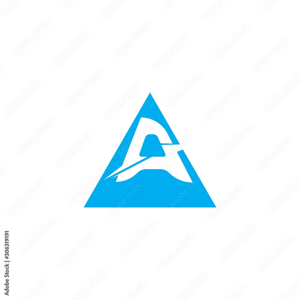 A letter logo vector template icon A letter logo vector template icon