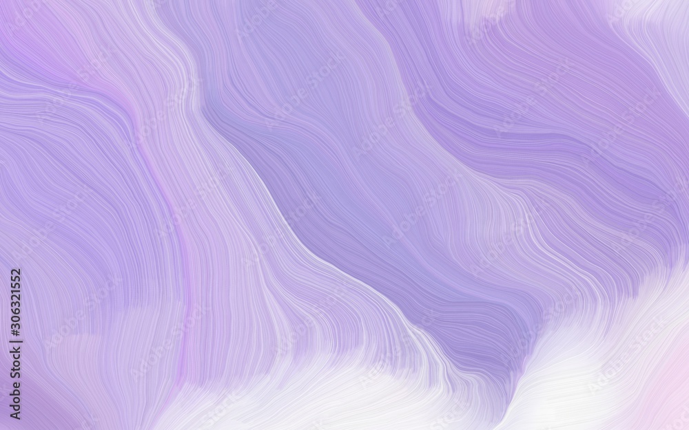 Fototapeta: elegant curvy swirl waves background design with light pastel  purple, lavender and lavender blue... #306321552 '