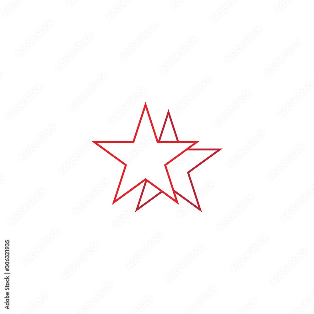 STAR LOGO VECTOR TEMPLATE ICON STAR LOGO VECTOR TEMPLATE ICON