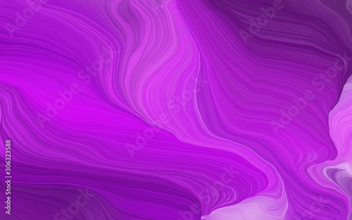 modern waves background design with dark orchid, indigo and violet color