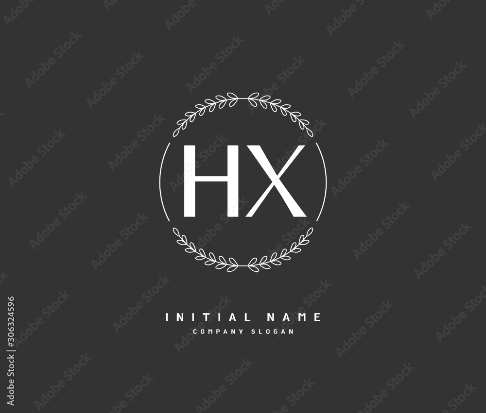 H X HX Beauty vector initial logo, handwriting logo of initial signature, wedding, fashion, jewerly, boutique, floral and botanical with creative template for any company or business. H X HX Beauty vector initial logo, handwriting logo of initial signature, wedding, fashion, jewerly, boutique, floral and botanical with creative template for any company or business.