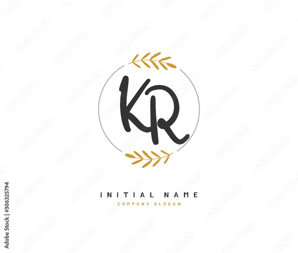 K R KR Beauty vector initial logo, handwriting logo of initial signature, wedding, fashion, jewerly, boutique, floral and botanical with creative template for any company or business. K R KR Beauty vector initial logo, handwriting logo of initial signature, wedding, fashion, jewerly, boutique, floral and botanical with creative template for any company or business.