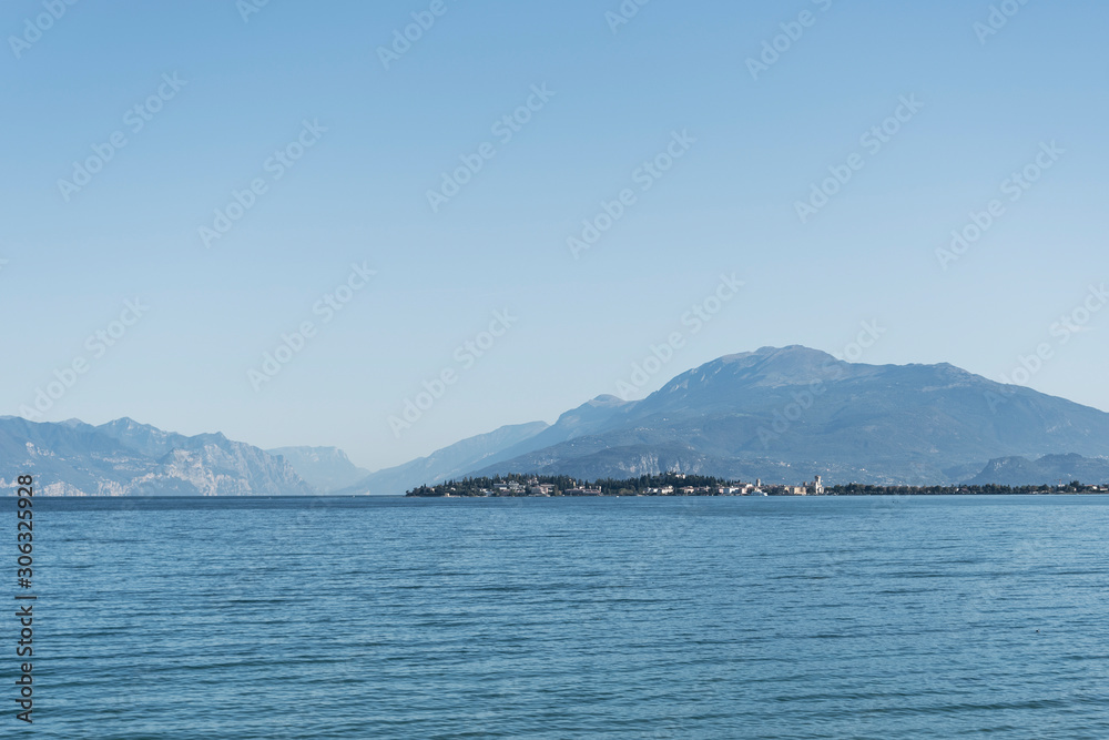 Garda lake in nice and warm day, Italy. Garda lake in nice and warm day, Italy.