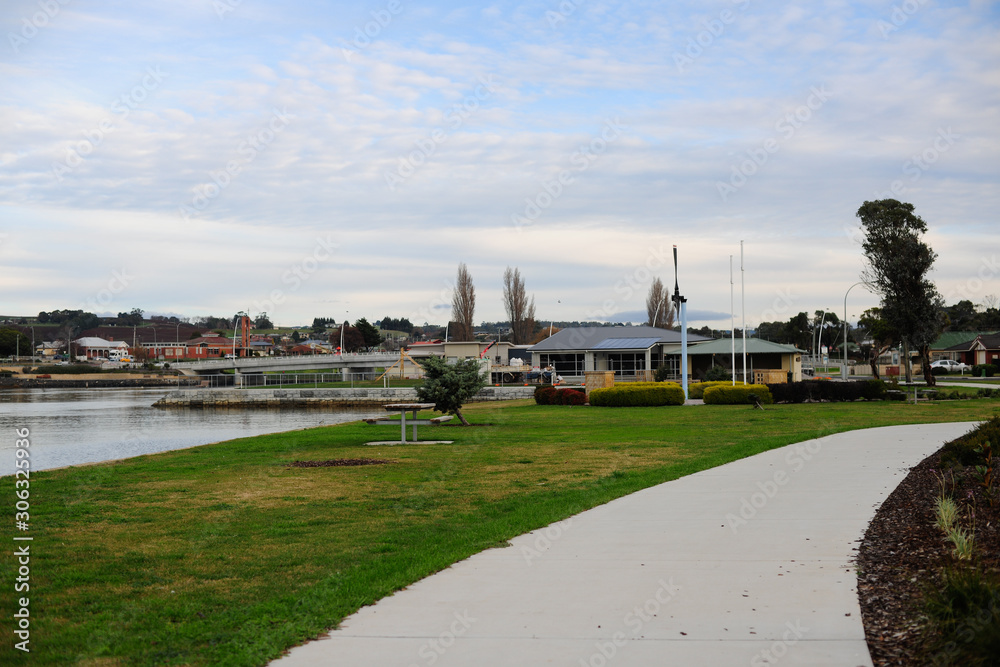 Obraz premium view of the bridge in Ulverstone Tasmania