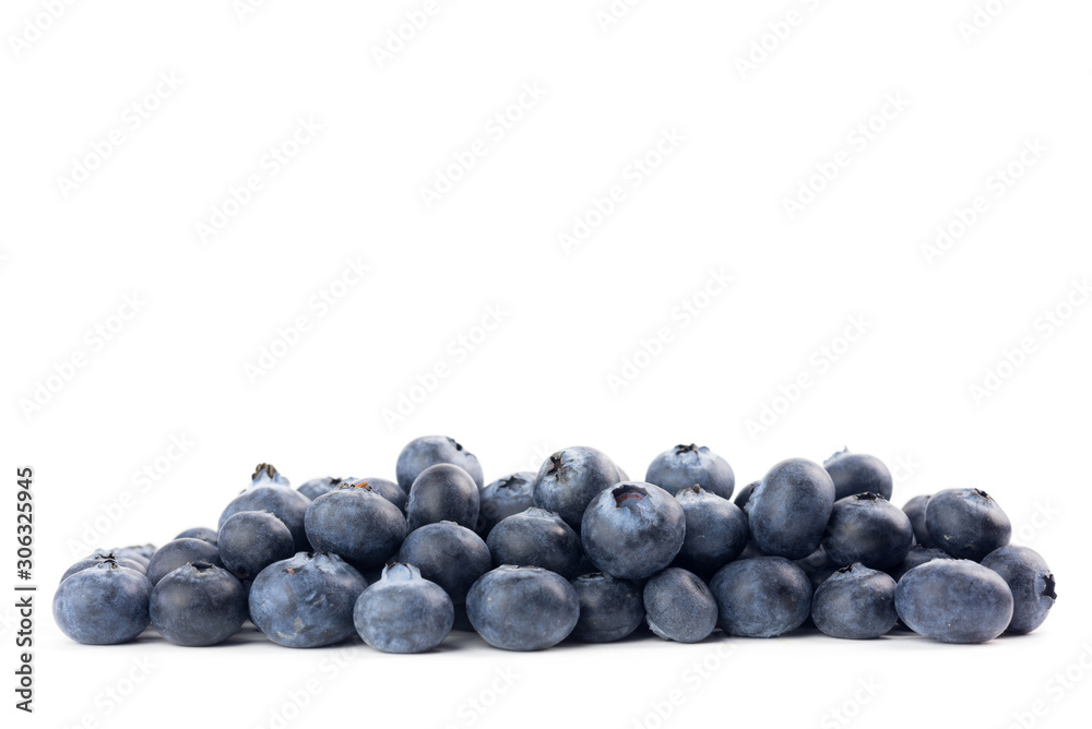 blueberries isolated on white background blueberries isolated on white background